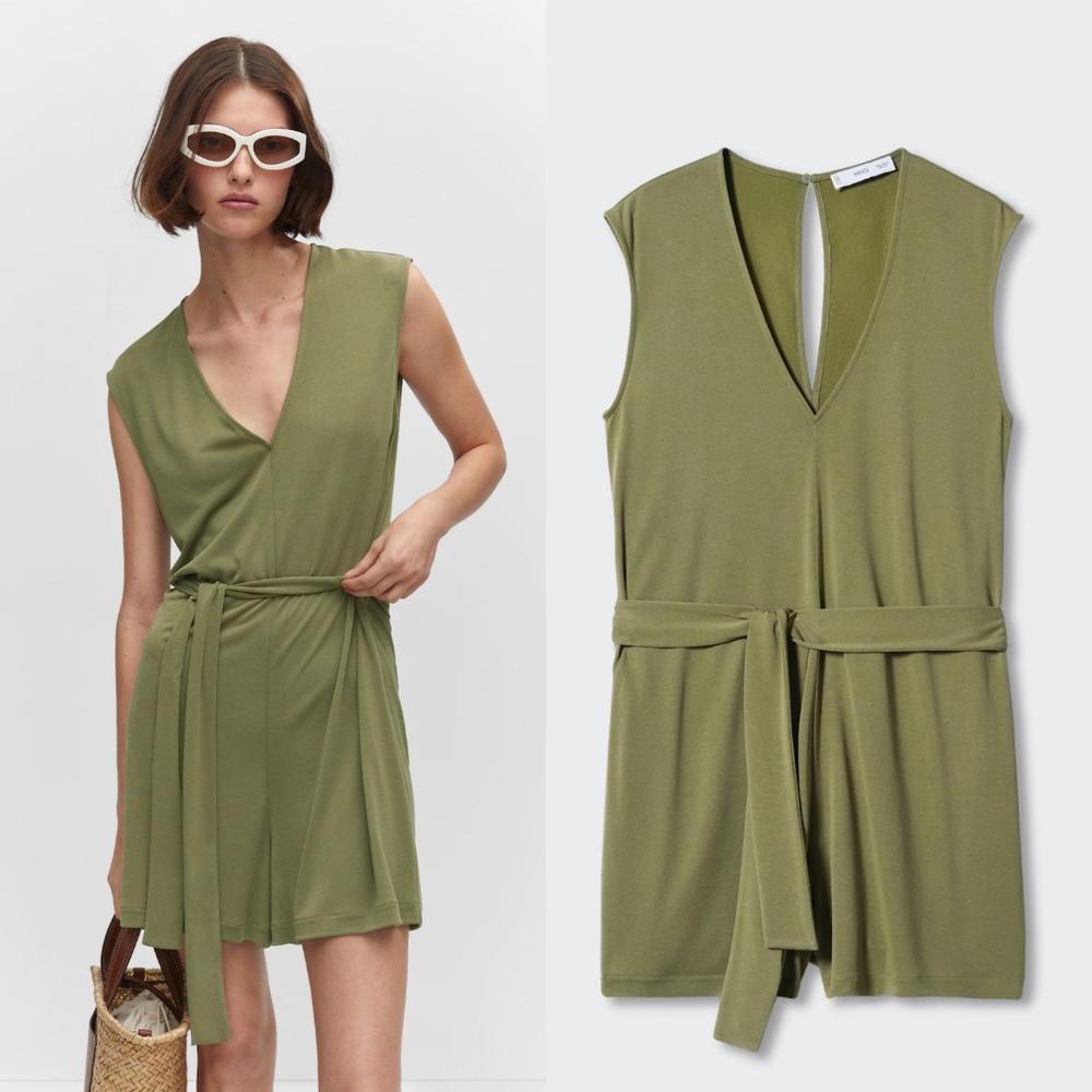 MANGO Flowy modal jumpsuit